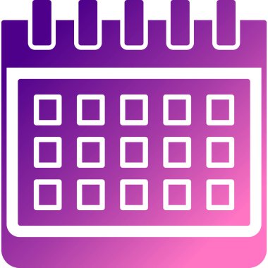 Takvim web simge vektör çizim