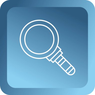 Arama simgesi. Büyüteç. düz tasarım biçimi