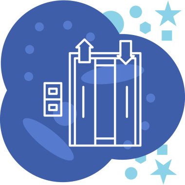 Yapı simgesinin vektör illüstrasyonu