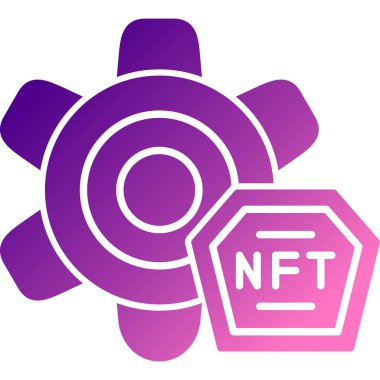 nft token simgesi, izometrik biçim