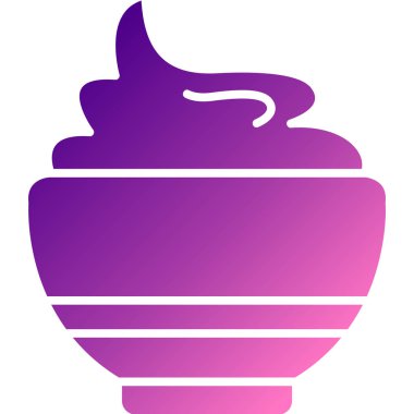 Kremalı kahvenin vektör çizimi