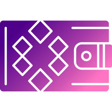 Modern bir simgenin vektör illüstrasyonu