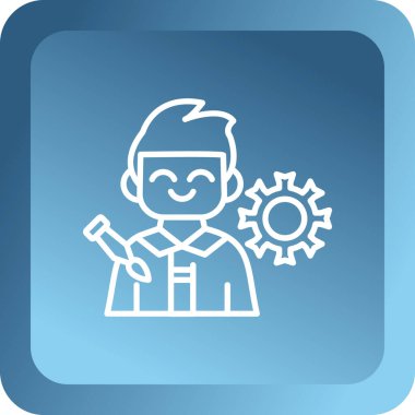 seo modern simgesinin vektör illüstrasyonu