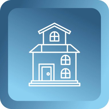 ev simgesi vektör illüstrasyonu