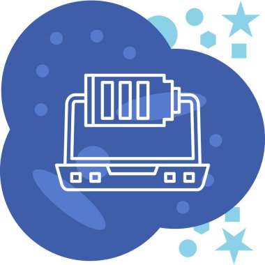 Hava filtresi vektör çizimi, modern düz tasarım