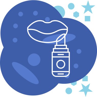 Parfüm ikonunun vektör illüstrasyonu