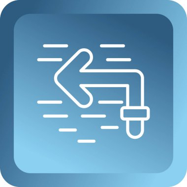 Bir işaretin ağ simgesinin vektör illüstrasyonu