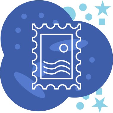 Yüzmek. Web simgesi basit illüstrasyon