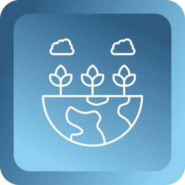 Çiçek simgesinin vektör illüstrasyon tasarımı