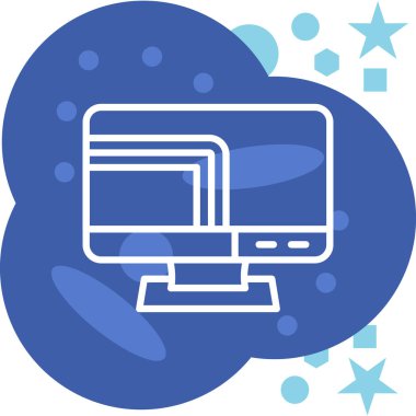 bulut web simgesi basit tasarım