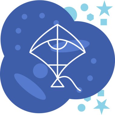 Ay simgesinin vektör illüstrasyonu