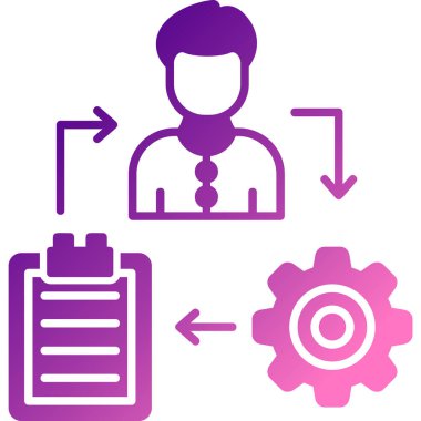 dişli ile iş adamı