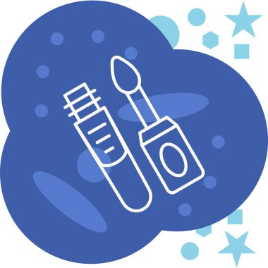 Boya fırçası simgesinin vektör illüstrasyonu