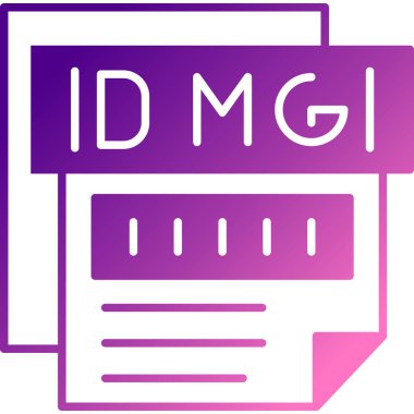 dosya biçimi simgesi, vektör illüstrasyonu