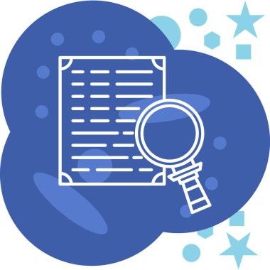 Arama simgesi vektör illüstrasyonu