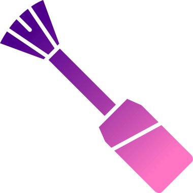 Süpürge simge vektör çizim