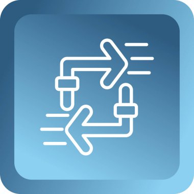 Bağlantı simgesi. Teknoloji ve bağlantı sembolü için uygun. Renk tarzı. Basit dizayn edilebilir. tasarım şablonu. Basit gösterim