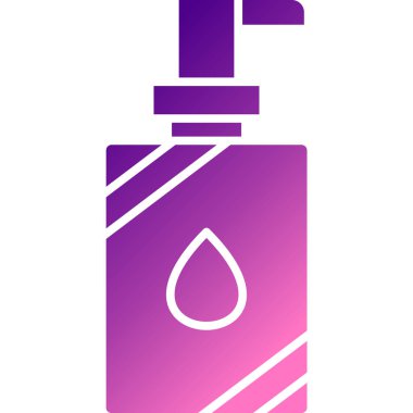 Bir sprey şişesinin vektör çizimi