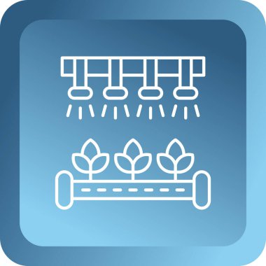 Bahçe ikonu. düzenlenebilir tasarım. renk tasarımı çizimi. vektör.