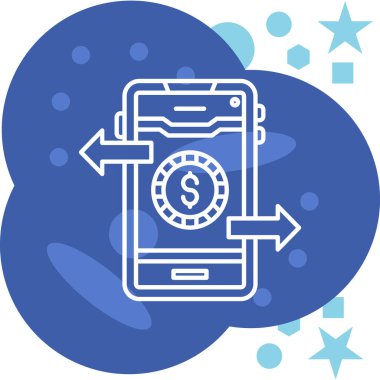 Bankacılık simgesi, vektör illüstrasyonu