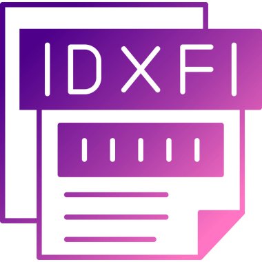 dx - dosya biçim simgesi, vektör illüstrasyonu