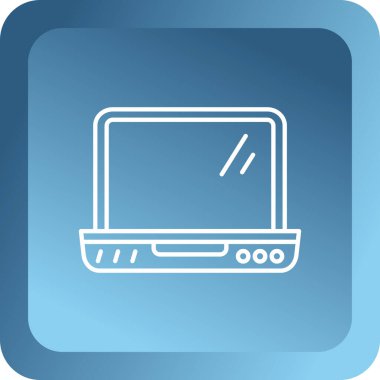 bilgisayar ekranı ikon vektör çizim şablonu