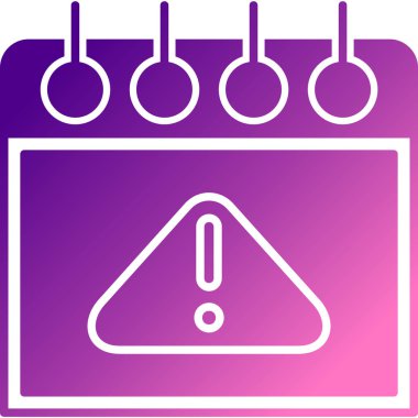 Uyarı simgesi, vektör illüstrasyonu