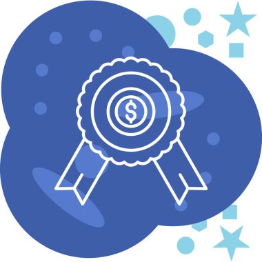 ödül simgesi modern vektör illüstrasyonu