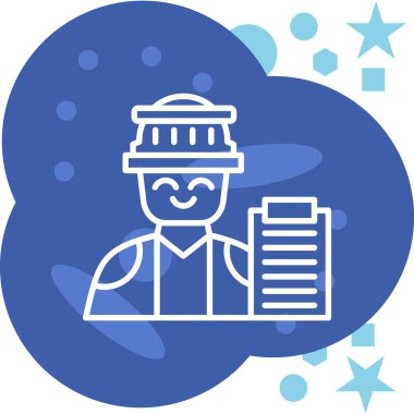 Maskeli bir adamın vektör çizimi