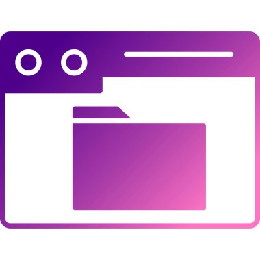 Modern simgenin vektör illüstrasyonu