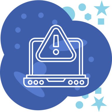 Modern b 'nin vektör illüstrasyonu eksik simgesi