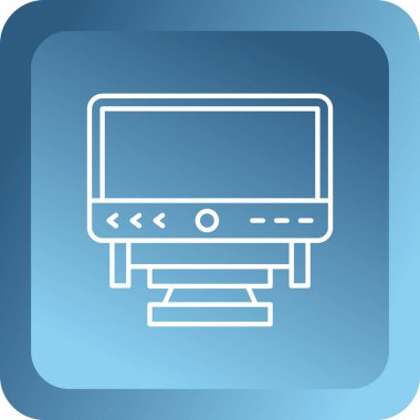 dizüstü bilgisayar web simgesi. Vektör illüstrasyonu