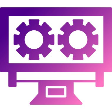 Modern dişlilerin vektör illüstrasyonu