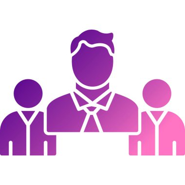 Farklı kişilere sahip iş adamı