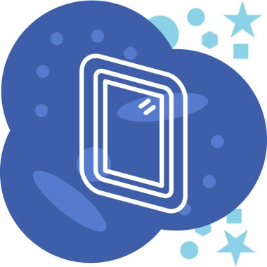 Bulut. Web simgesi basit illüstrasyon