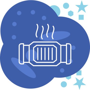 Çizgi film simgesinin vektör çizimi