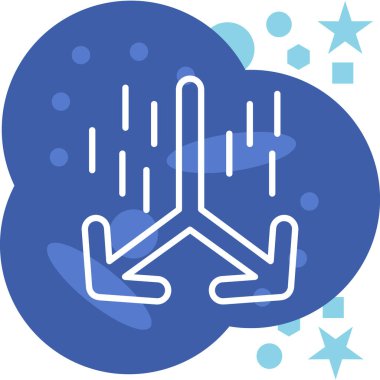 Bulut simgesinin vektör illüstrasyonu