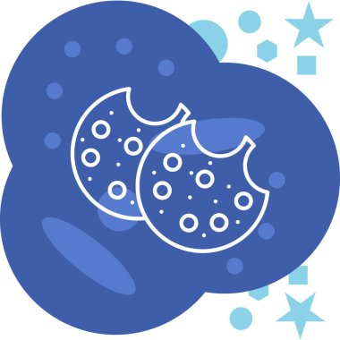 Yıldızlı sevimli ay ve ay vektör çizimi