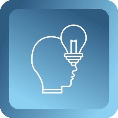 Fikrin sembolü olan ampul.