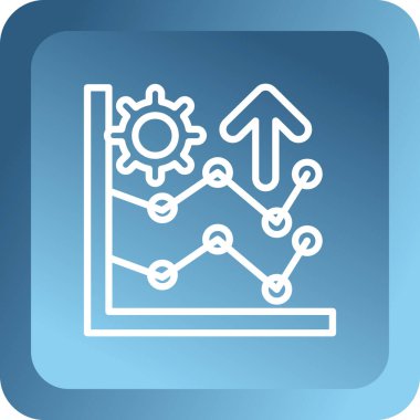 İş haritası simgesi. Düz vektör çizimi. 10 saniye.