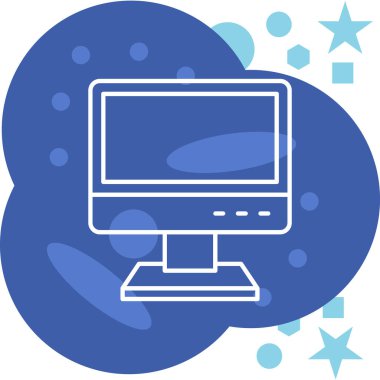 Bulut simgesi vektör illüstrasyonu