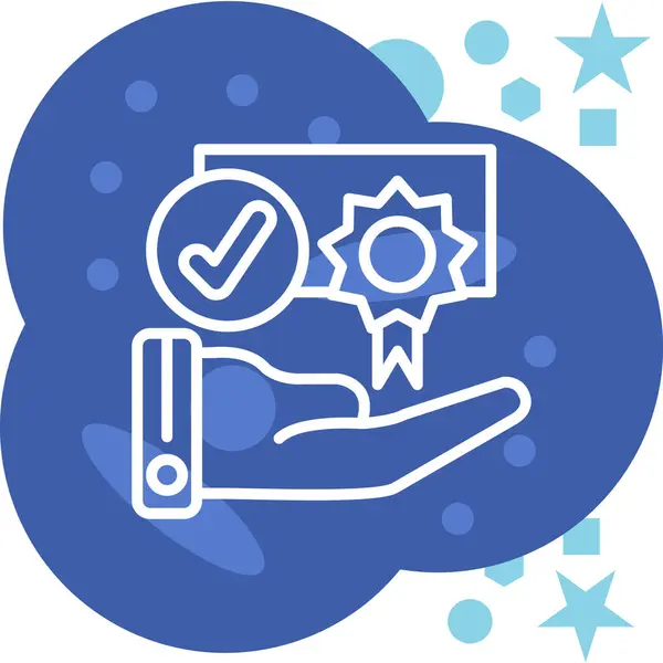 Rozet simge vektör çizim