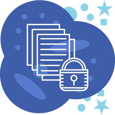 Bulut veri depolama simgesi - özet biçimi