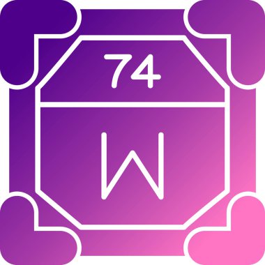 Eşsiz numara 7 vektör sembol