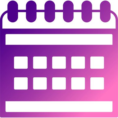 Takvim vektör simgesi