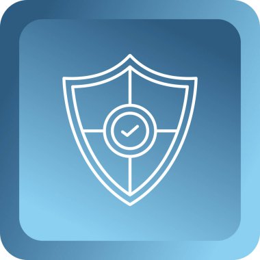 kalkan web vektör simgesi