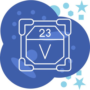 Bir numaranın 2. vektör illüstrasyonu