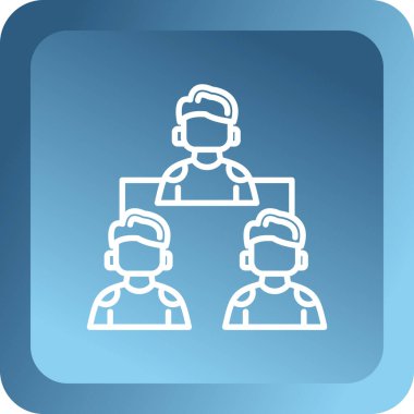 İş adamı ikonu. vektör illüstrasyonu