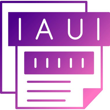 dosya biçimi simgesi, vektör illüstrasyonu