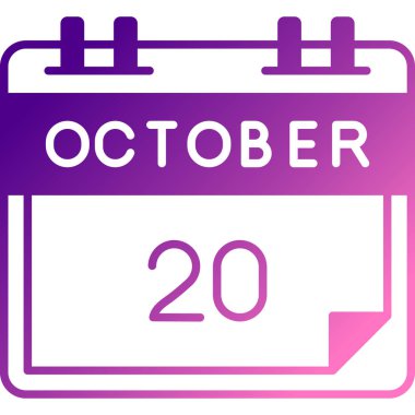 09 Ekim tarihli takvim. 3d illüstrasyon.